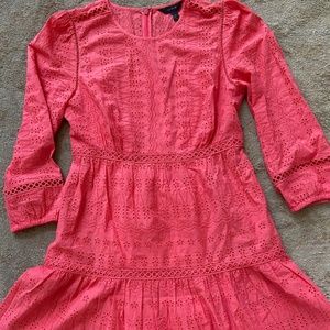J. Crew cotton islet cut dress